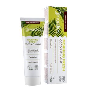 Nordics Organic Fluoride-Free Toothpaste - Fresh Breath Formula (Mint Coconut)